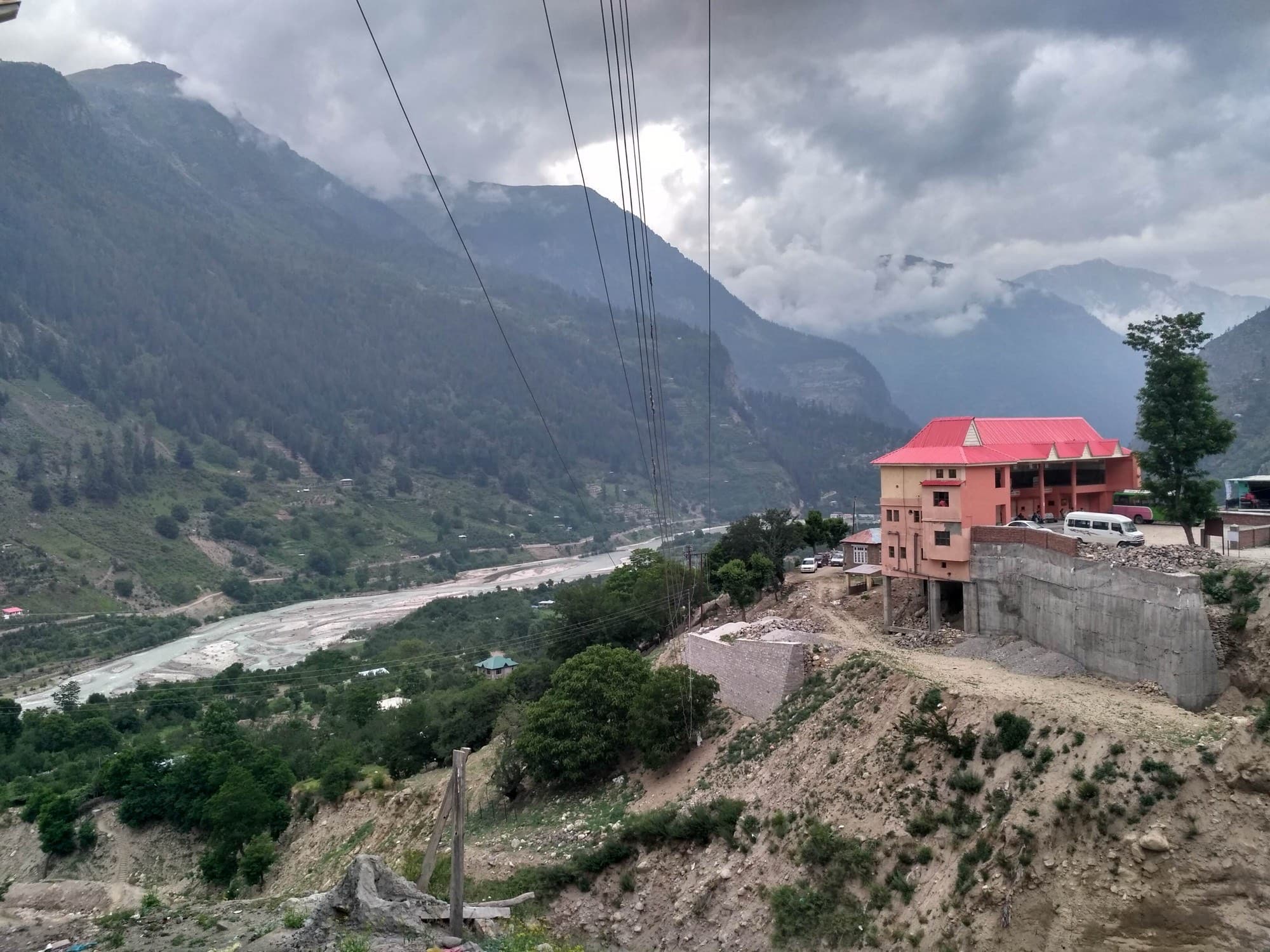 The Baspa river running through the Sangla valley