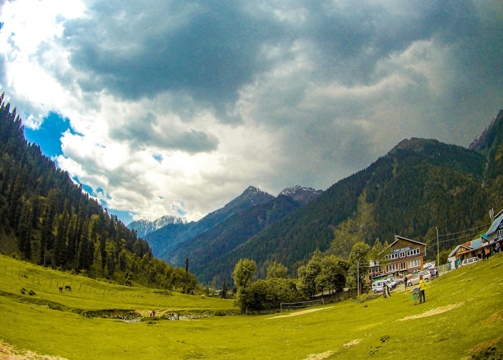 Traditional houses in Rakchham village, Kinnaur